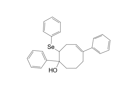 1,5-Diphenyl-2-(phenylseleno)-4-cycloocten-1-ol