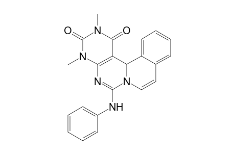 2,4-Dimethyl-6-(phenylamino)-1H,2H-isoquino[2',1':3,4]pyrimido[4,5-d]pyrimidine-1,3-(2H,4H)-dione