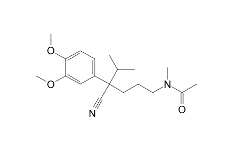 N-(4-cyano-4-(3,4-dimethoxyphenyl)-5-methylhexyl)-N-methylacetamide