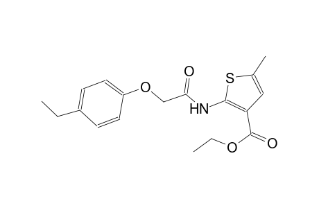 ethyl 2-{[(4-ethylphenoxy)acetyl]amino}-5-methyl-3-thiophenecarboxylate