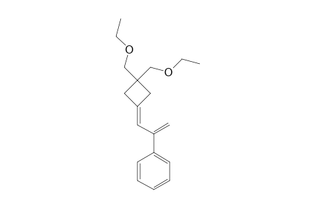 1,1-Bis(ethoxymethyl)-3-(2-phenylallylidene)cyclobutane