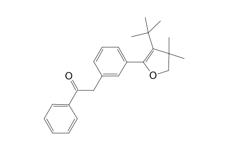 4-tert-Butyl-5-[3-benzoylmethyl)phenyl]-3,3-dimethyl-2,3-dihydrofuran