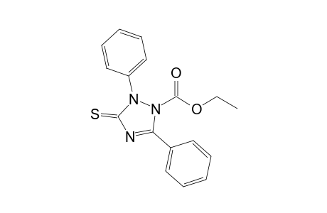 1-Ethoxycarbonyl-2,3-dihydro-2,5-diphenyl-1H-[1,2,4]triazole-3-thione