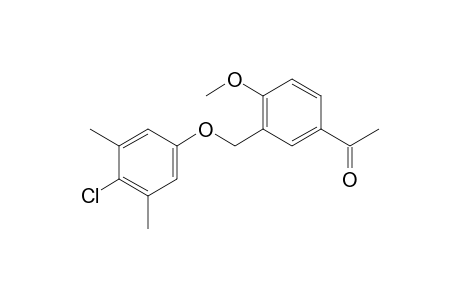 3'-{[(4-chloro-3,5-xylyl)oxy]methyl}-4'-methoxyacetophenone