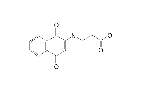 3-[(1,4-Dioxonaphthalen-2-yl)amino]propanoic acid