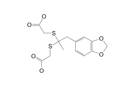 {[alpha-methyl-3,4-(methylenedioxy)phenethylidene]dithio}diacetic acid