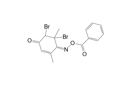 (1Z)-5,6-Dibromo-2,6-dimethyl-2-cyclohexene-1,4-dione 1-(O-benzoyloxime)