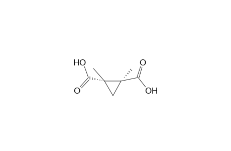 1,2-CYCLOPROPANEDICARBOXYLIC ACID, TRANS-, 1,2-DIMETHYL-,