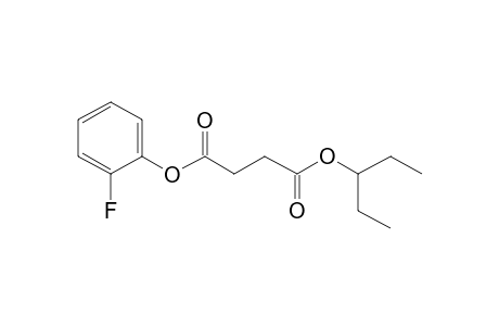 Succinic acid, 2-fluorophenyl 3-pentyl ester