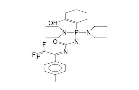 2-HYDROXY-1-CYCLOHEXENYL[N-1-(PARA-TOLYL)-2,2,2-TRIFLUOROETHYLIDENAMINOCARBONYL)IMINO]PHOSPHONIC ACID, TETRAETHYLDIAMIDE