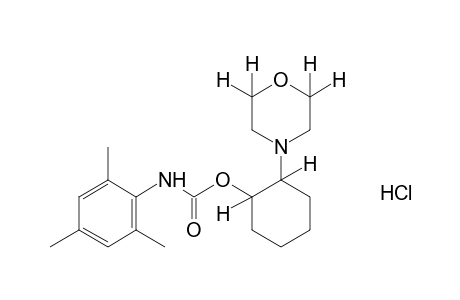 trans-2,4,6-trimethylcarbanilic acid, 2-(morpholino)cyclohexyl ester, monohydrochloride