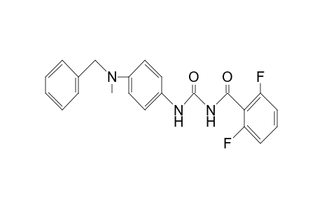 Benzamide, 2,6-difluoro-N-[[[4-[methyl(phenylmethyl)amino]phenyl]amino]carbonyl] -