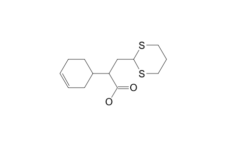 1,3-Dithiane-2-propanoic acid, .alpha.-3-cyclohexen-1-yl-