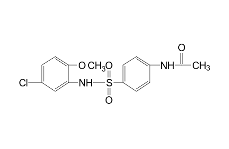 4'-[(5-chloro-2-methoxyphenyl)sulfamoyl]acetanilide