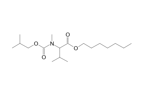 Valine, N-methyl-N-isobutoxycarbonyl-, heptyl ester