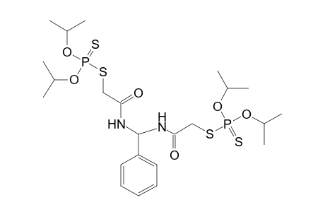 N,N'-benzylidenebis[2-mercaptoacetamide],S,S'-diester with O,O-diisopropyl phosphorodithioate