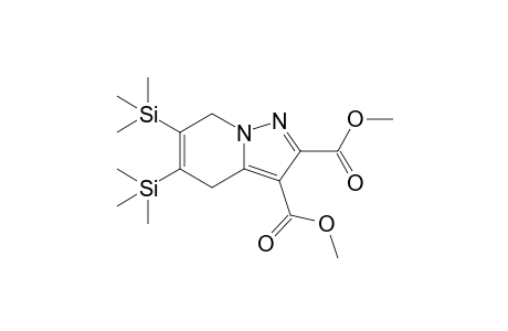 Dimethyl 5,6-bis(trimethylsilyl)-4,7-dihydropyrazolo[1,5-a]pyridine-2,3-dicarboxylate