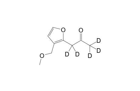 1-[3-(methoxymethyl)-2-furyl]-[1,1,3,3,3-d5]-2-propanone