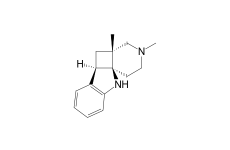 (4aRS,5aRS,10aRS)-1,2,3,4,4a,5,5a,10-Octahydro-3,5a-dimethylpyrido[4',3' : 1,4]cyclobut[1,2-b]indole