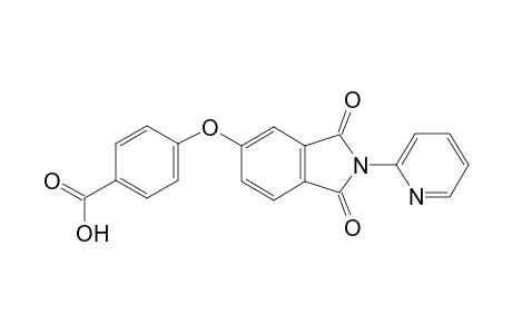 benzoic acid, 4-[[2,3-dihydro-1,3-dioxo-2-(2-pyridinyl)-1H-isoindol-5-yl]oxy]-