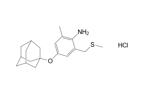 4-[(1-adamantyl)oxy]-alpha-(methylthio)-2,6-xylidine, hydrochloride