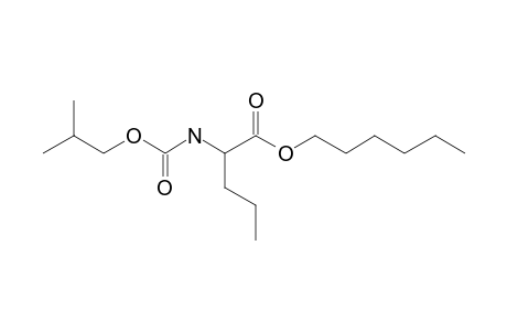 L-Norvaline, N-isobutoxycarbonyl-, hexyl ester