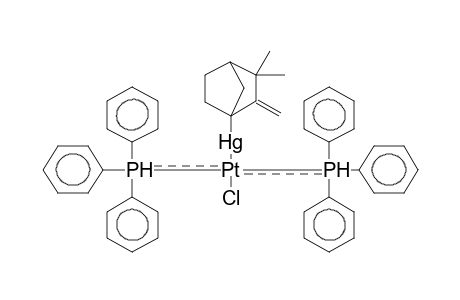 TRANS-CAMPHEN-1-YLMERCURO-BIS(TRIPHENYLPHOSPHINE)CHLOROPLATINA