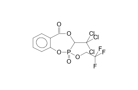 2-(2,2,2-TRIFLUOROETHOXY)-2,5-DIOXO-3-TRICHLOROMETHYL-6,7-BENZO-1,4,2-DIOXAPHOSPHEPANE