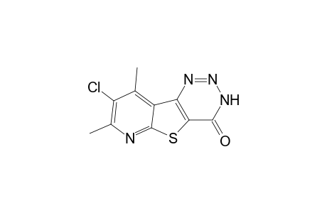 8-Chloro-7,9-dimethylpyrido[3',2':4,5]thieno[3,2-d][1,2,3]triazin-4(3H)-one