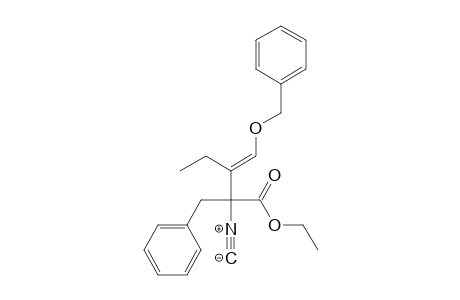 Ethyl (E)-2-Benzyl-4-benzyloxy-3-ethyl-2-isocyano-3-butenoate