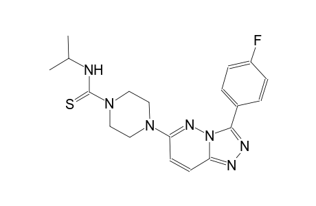 1-piperazinecarbothioamide, 4-[3-(4-fluorophenyl)[1,2,4]triazolo[4,3-b]pyridazin-6-yl]-N-(1-methylethyl)-