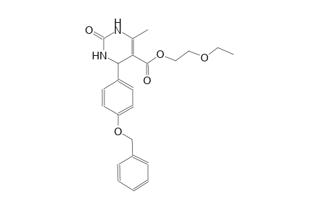 5-pyrimidinecarboxylic acid, 1,2,3,4-tetrahydro-6-methyl-2-oxo-4-[4-(phenylmethoxy)phenyl]-, 2-ethoxyethyl ester