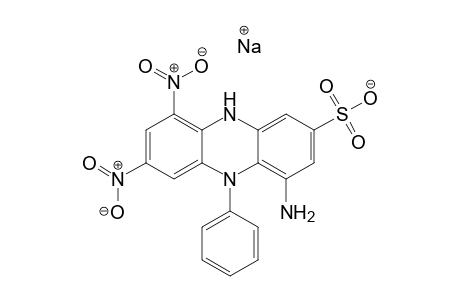 2-Phenazinesulfonic acid, 4-amino-5,10-dihydro-7,9-dinitro-5-phenyl-, sodium salt