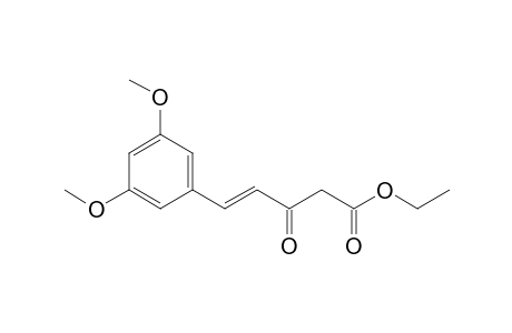 Ethyl (E)-5-(3,5-dimethoxyphenyl)-3-oxopent-4-enoate