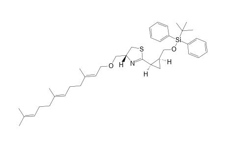 (4R)-2-[(1'R,2'S)-1',2'-METHANO-3'-(TERT.-BUTYLDIMETHYLSILYLOXY)-PROPYL]-4R-FARNESYLOXYMETHYL-4,5-DIHYDROTHIAZOLE