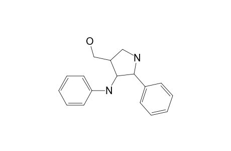 3-Pyrrolidinemethanol, 5-phenyl-4-(phenylamino)-