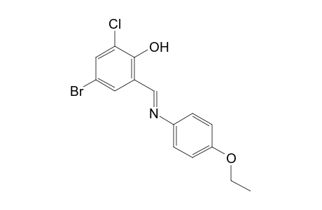 4-BROMO-6-CHLORO-alpha-[(p-ETHOXYPHENYL)IMINO]-o-CRESOL