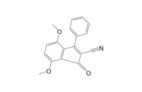 4,7-dimethoxy-1-oxo-3-phenylindene-2-carbonitrile