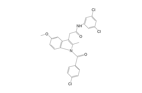 1-(p-chlorobenzoyl)-3',5'-dichloro-5-methoxy-2-methylindole-3-acetanilide