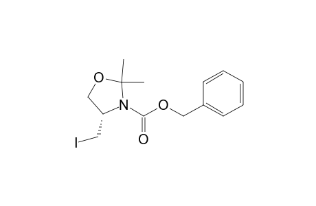 (4S)-4-(iodomethyl)-2,2-dimethyl-3-oxazolidinecarboxylic acid (phenylmethyl) ester