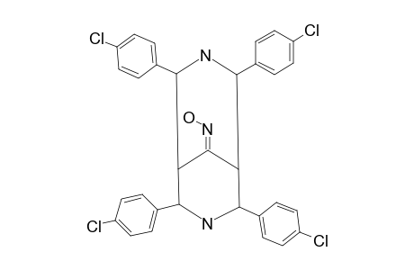 2,4,6,8-[TETRA-(4-CHLORO)-PHENYL]-3,7-DIAZABICYCLO-[3.3.1]-NONAN-9-ONE-OXIME