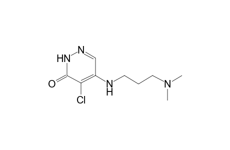 4-Chloro-5-([3-(dimethylamino)propyl]amino)-3(2H)-pyridazinone