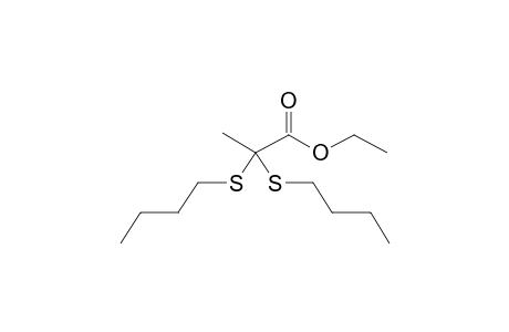 ETHYL 2,2-DI(BUTYLTHIO)PROPANOATE