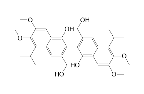 [2,2'-Binaphthalene]-3,3'-dimethanol, 1,1'-dihydroxy-6,6',7,7'-tetramethoxy-5,5'-bis(1-methylethyl)-