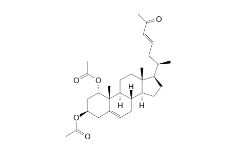 27-Norcholesta-5,23-dien-25-one, 1,3-bis(acetyloxy)-, (1.alpha.,3.beta.,23E)-