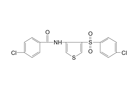 p-chloro-N-{4-[(p-chlorophenyl)sulfonyl]-3-thienyl}benzamide