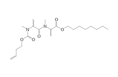 dl-Alanyl-dl-alanine, N,N'-dimethyl-N'-(byt-3-en-1-yloxycarbonyl)-, octyl ester