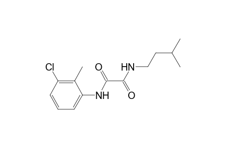 N'-(3-chloranyl-2-methyl-phenyl)-N-(3-methylbutyl)ethanediamide