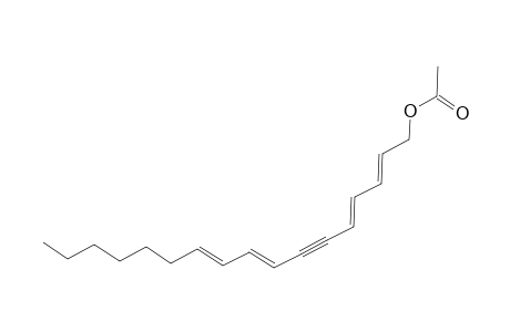 (2E,4E,8E,10E)-Heptadecatetraen-6-yn-1-yl acetate