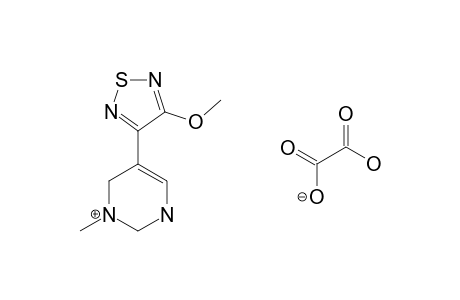 5-(4-METHOXY-[1,2,5]-THIADIAZOL-3-YL)-3-METHYL-1,2,3,4-TETRAHYDROPYRIMIDINE-OXALATE-SALT